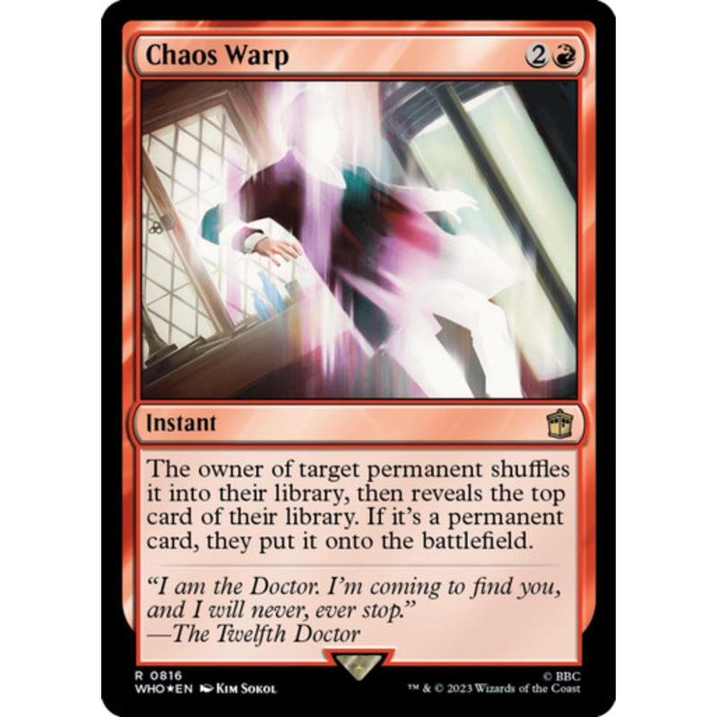 Chaos Warp (Surge foil) | Universes Beyond: Doctor Who