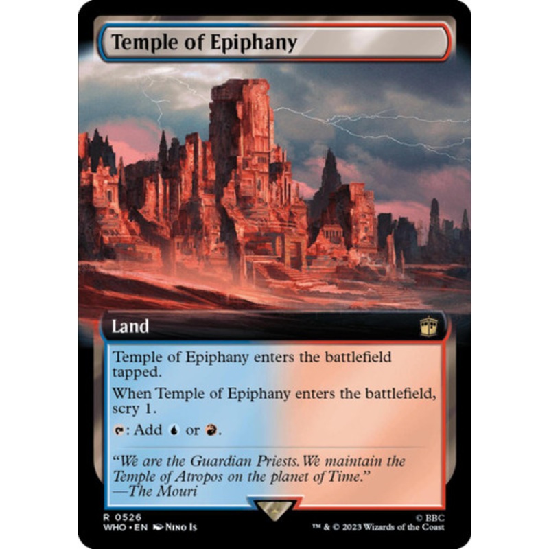 Temple of Epiphany (Extended Art) (foil) | Universes Beyond: Doctor Who