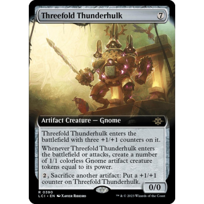 Threefold Thunderhulk (Extended Art) | Lost Caverns of Ixalan