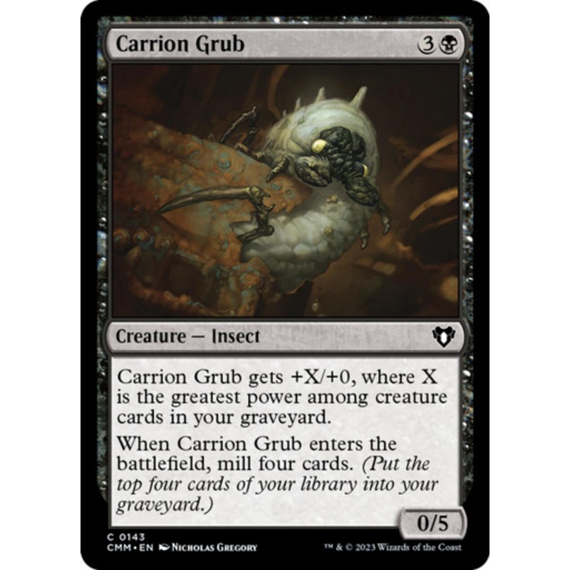 Carrion Grub (foil) | Commander Masters