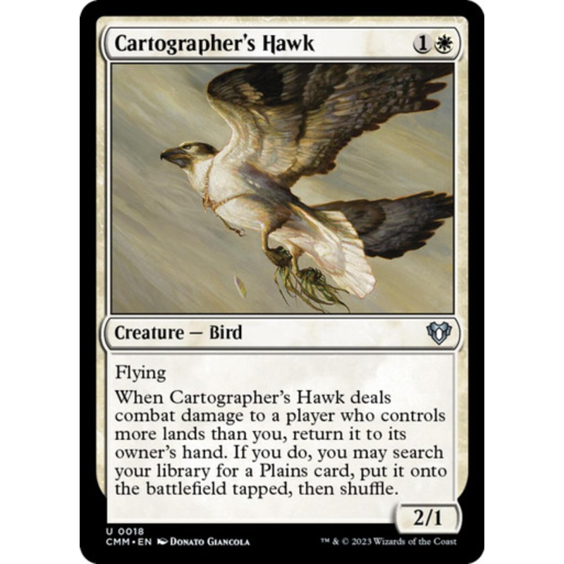 Cartographer’s Hawk (foil) | Commander Masters