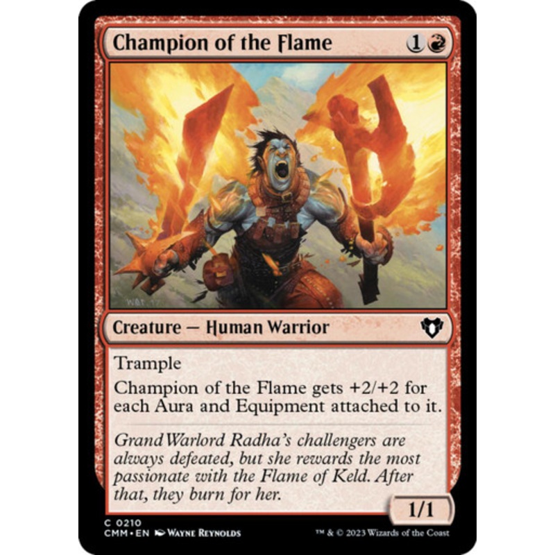 Champion of the Flame (foil) | Commander Masters