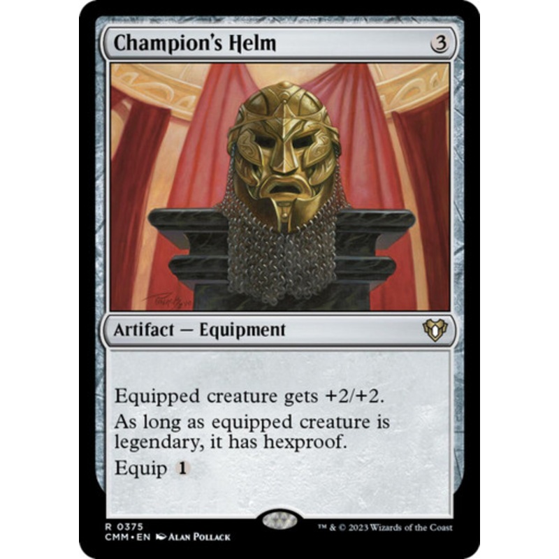 Champion’s Helm (foil) | Commander Masters