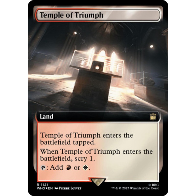 Temple of Triumph (Extended Art) (Surge foil)