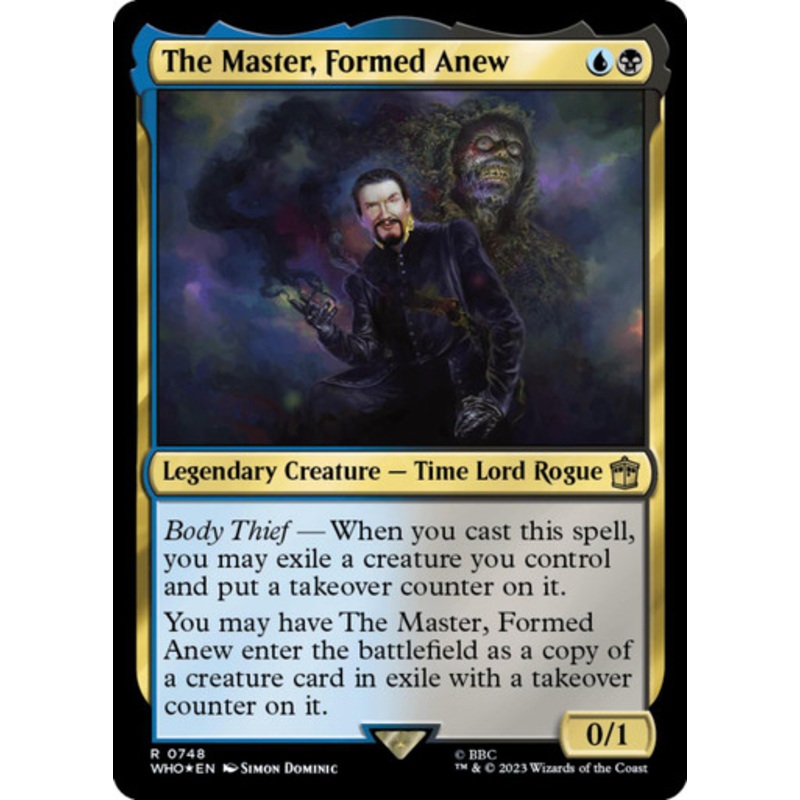 The Master, Formed Anew (Surge foil) | Universes Beyond: Doctor Who