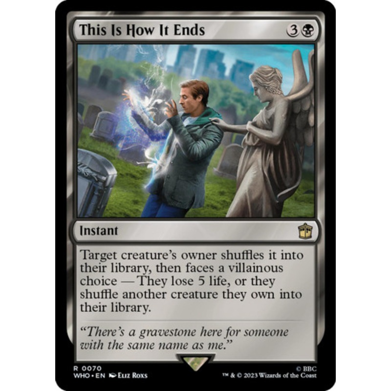 This Is How It Ends (foil) | Universes Beyond: Doctor Who