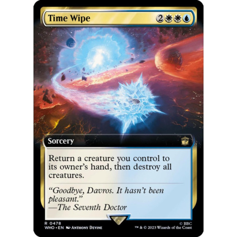 Time Wipe (Extended Art) | Universes Beyond: Doctor Who