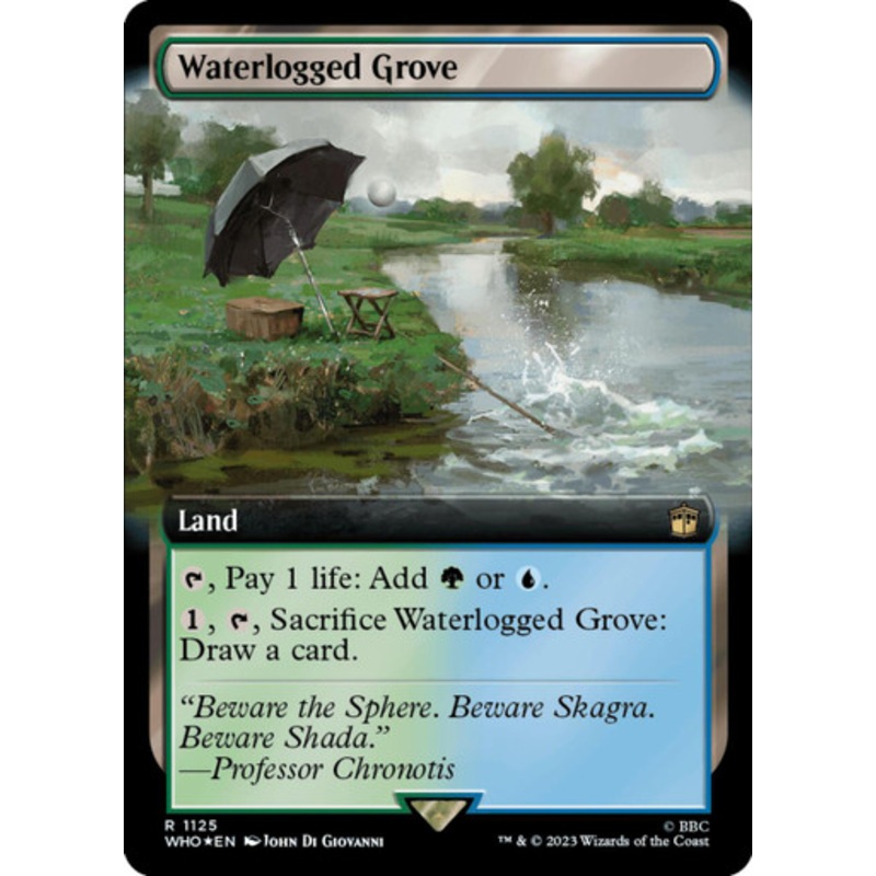 Waterlogged Grove (Extended Art) (Surge foil)