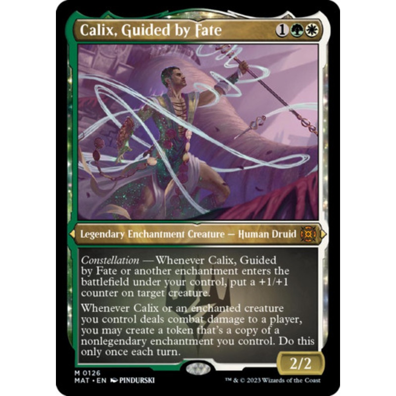 Calix, Guided by Fate (Etched foil) | March of the Machine: The Aftermath