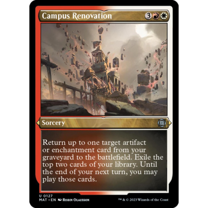 Campus Renovation (Etched foil) | March of the Machine: The Aftermath