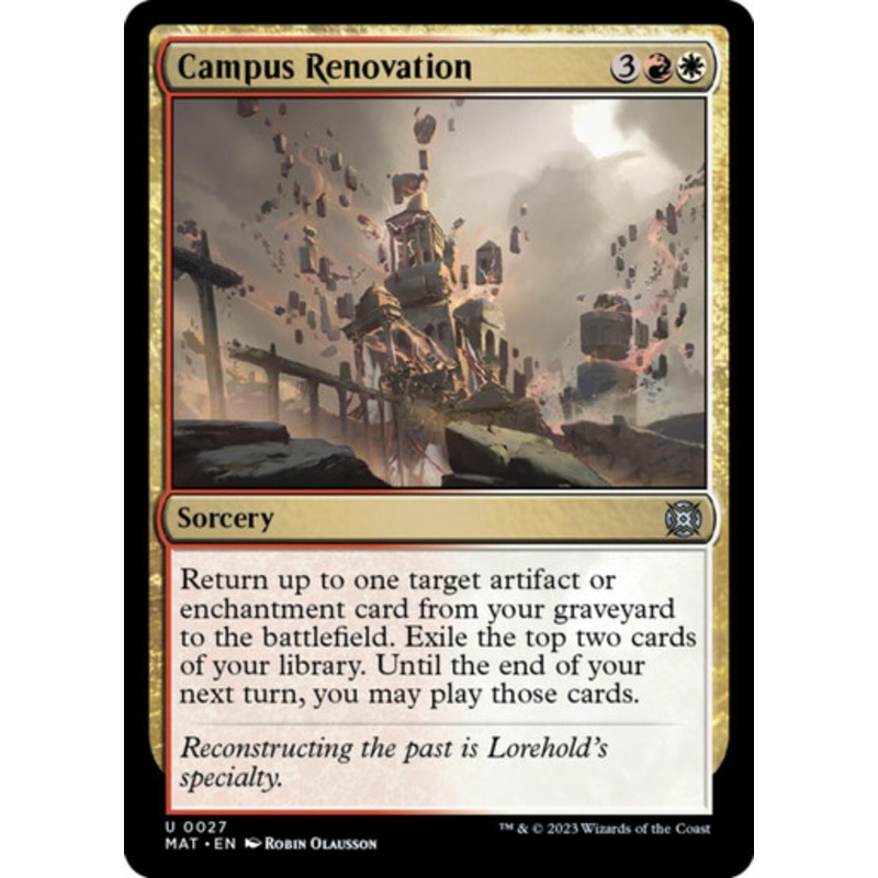 Campus Renovation (foil) | March of the Machine: The Aftermath