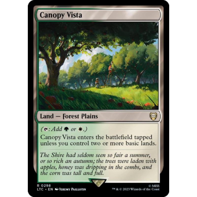 Canopy Vista | The Lord of the Rings Commander