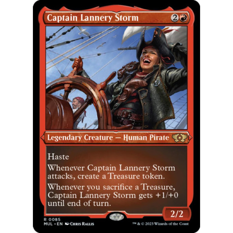 Captain Lannery Storm (Etched foil) | Multiverse Legends