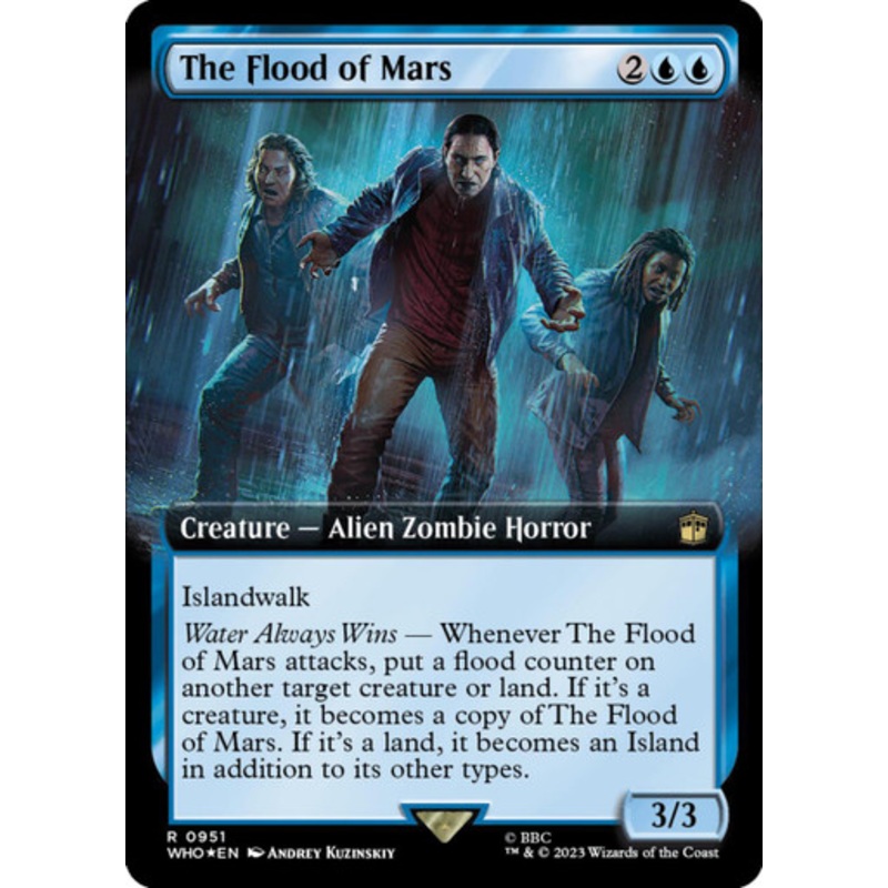 The Flood of Mars (Extended Art) (Surge foil) | Universes Beyond: Doctor Who