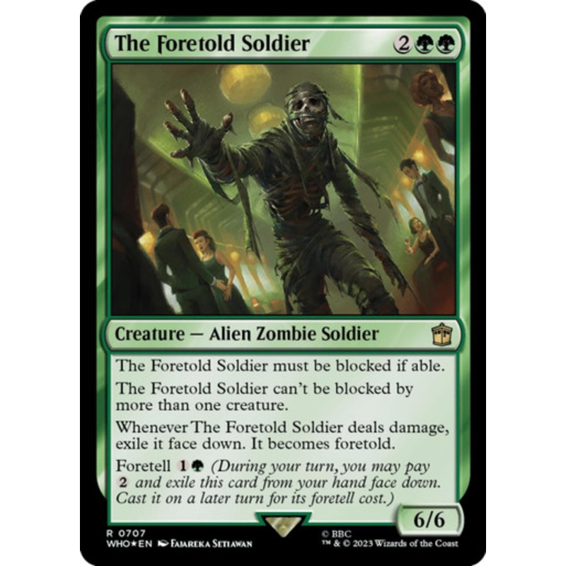The Foretold Soldier (Surge foil) | Universes Beyond: Doctor Who