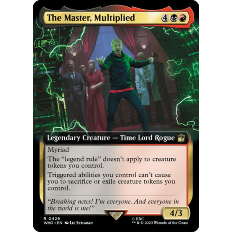 The Master, Multiplied (Extended Art) | Universes Beyond: Doctor Who