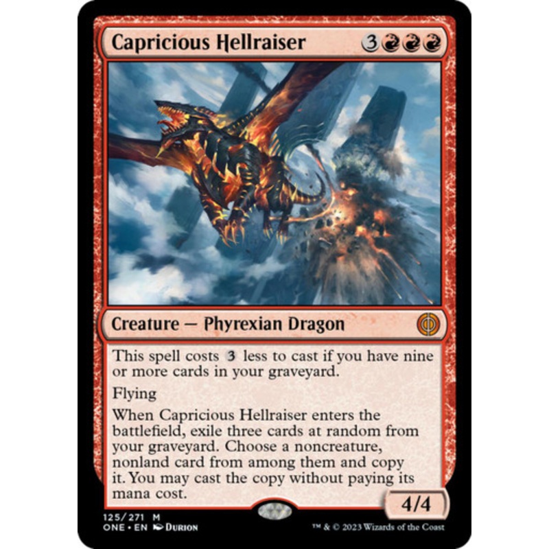 Capricious Hellraiser (foil) | Phyrexia: All Will Be One