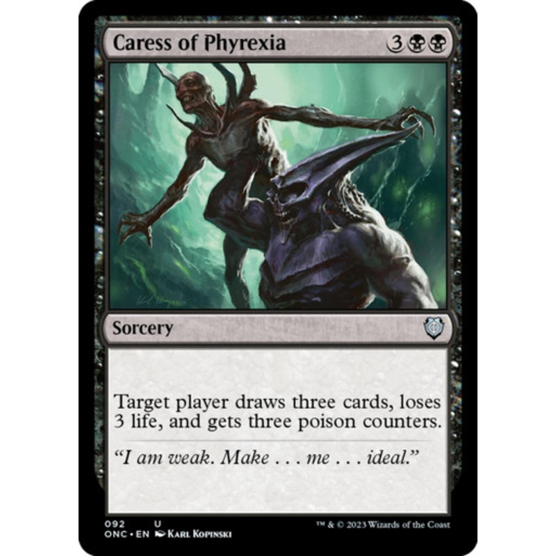 Caress of Phyrexia | Phyrexia: All Will Be One Commander