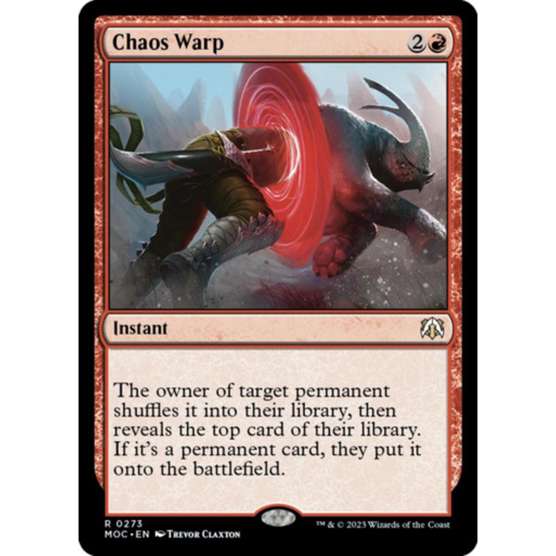 Chaos Warp | March of the Machine Commander