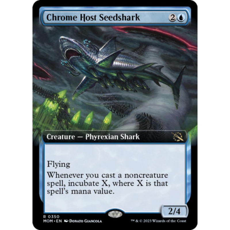 Chrome Host Seedshark (Extended Art) | March of the Machine