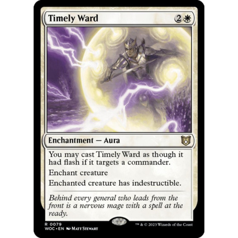 Timely Ward | Wilds of Eldraine Commander