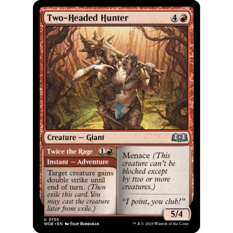 Two-Headed Hunter | Wilds of Eldraine