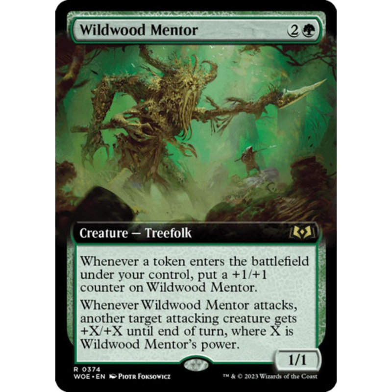 Wildwood Mentor (Extended Art) | Wilds of Eldraine