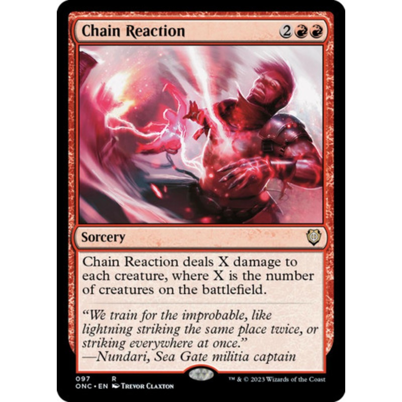 Chain Reaction | Phyrexia: All Will Be One Commander