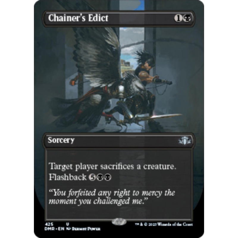 Chainer’s Edict (Borderless Art) | Dominaria Remastered