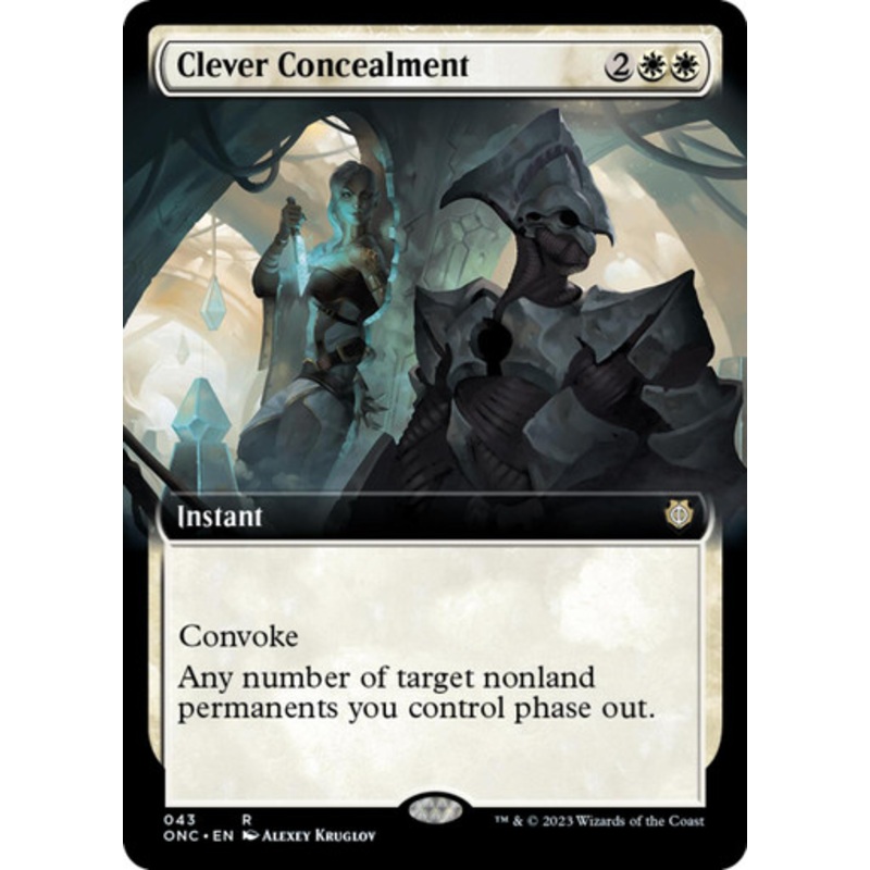Clever Concealment (Extended Art) | Phyrexia: All Will Be One Commander