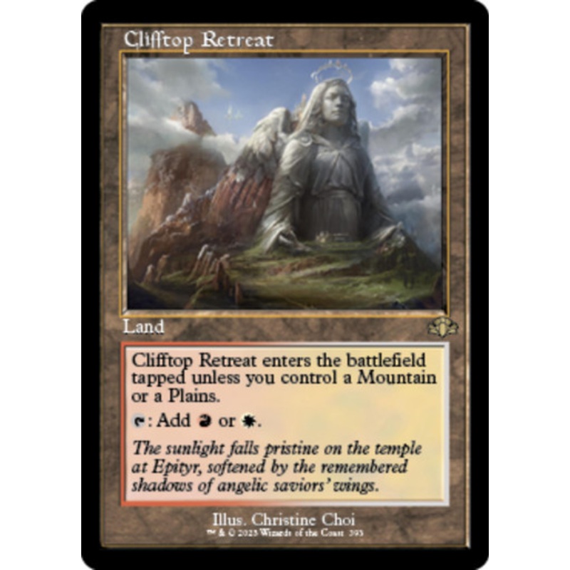 Clifftop Retreat (Retro Frame foil) | Dominaria Remastered