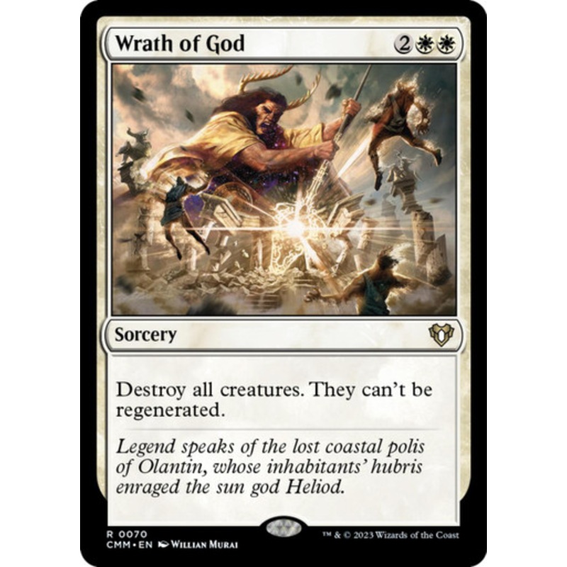 Wrath of God (foil) | Commander Masters