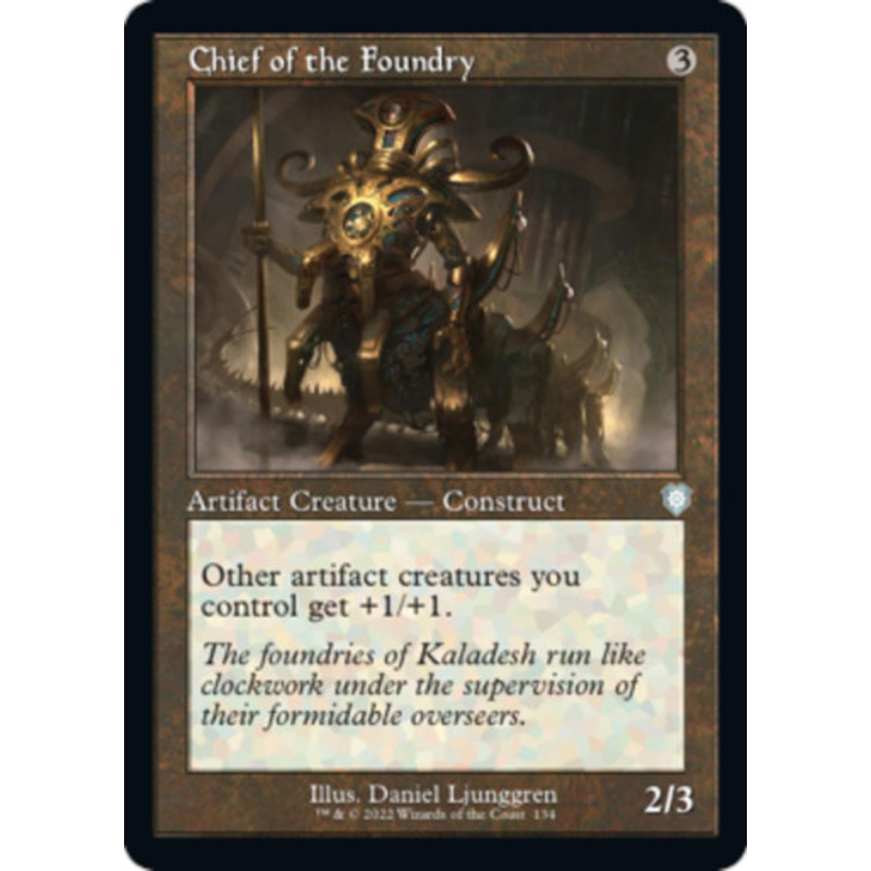 Chief of the Foundry (Retro Frame) | The Brothers’ War Commander