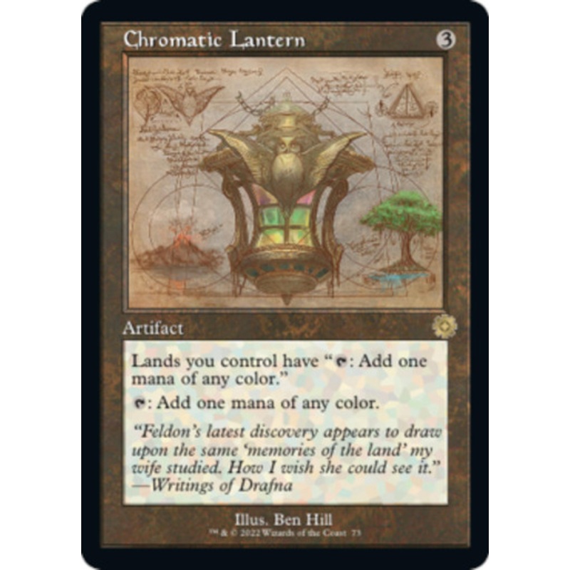 Chromatic Lantern (Schematic Art) | The Brothers’ War Retro Artifacts