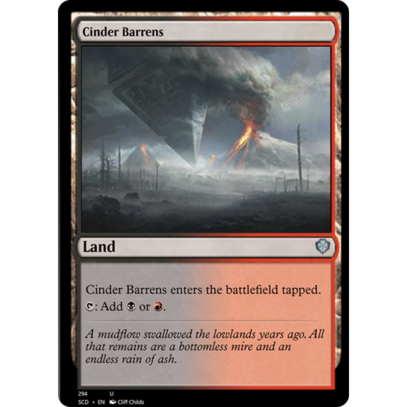 Cinder Barrens | Starter Commander Decks