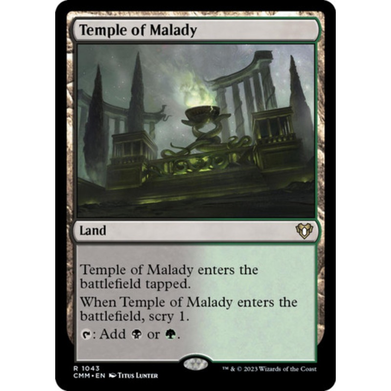 Temple of Malady | Commander Masters