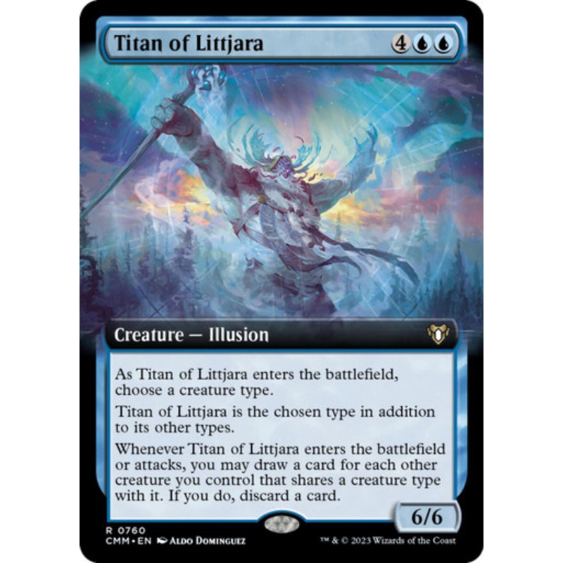 Titan of Littjara (Extended Art) | Commander Masters