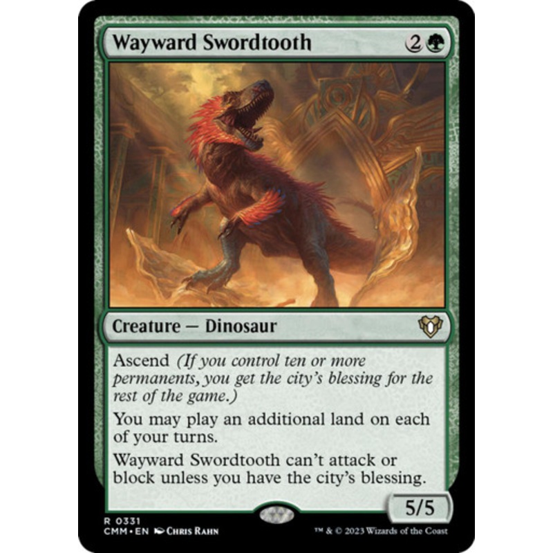 Wayward Swordtooth | Commander Masters
