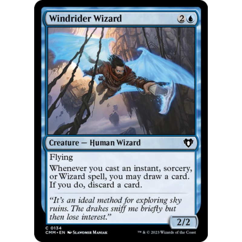 Windrider Wizard | Commander Masters
