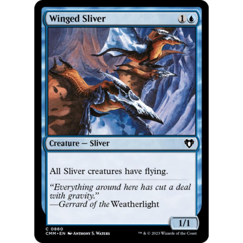 Winged Sliver | Commander Masters