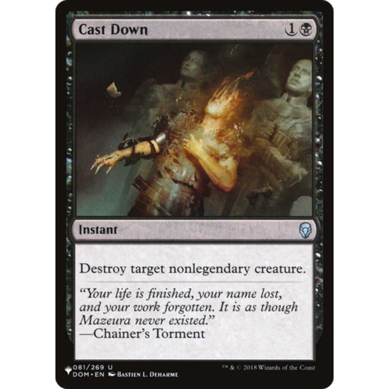 Cast Down (The List Reprint) | Dominaria