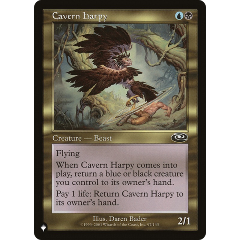 Cavern Harpy (The List Reprint) | Planeshift
