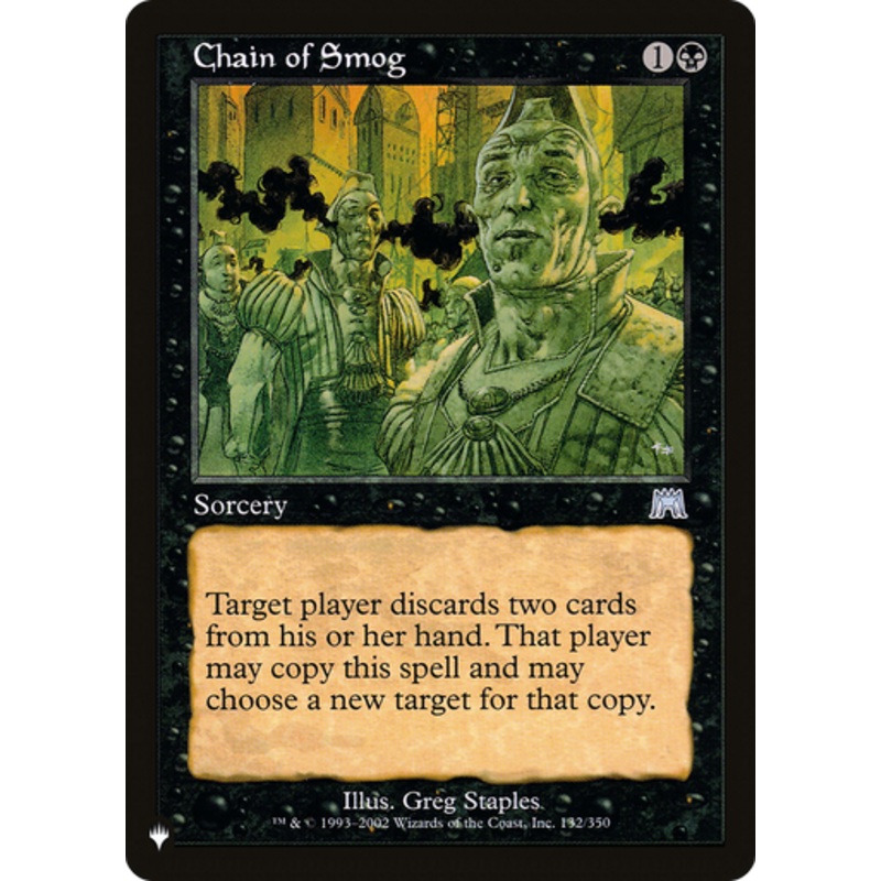 Chain of Smog (The List Reprint) | Onslaught