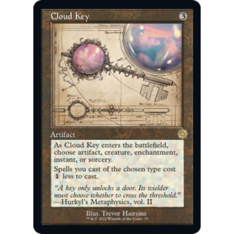 Cloud Key (Schematic Art) | The Brothers’ War Retro Artifacts