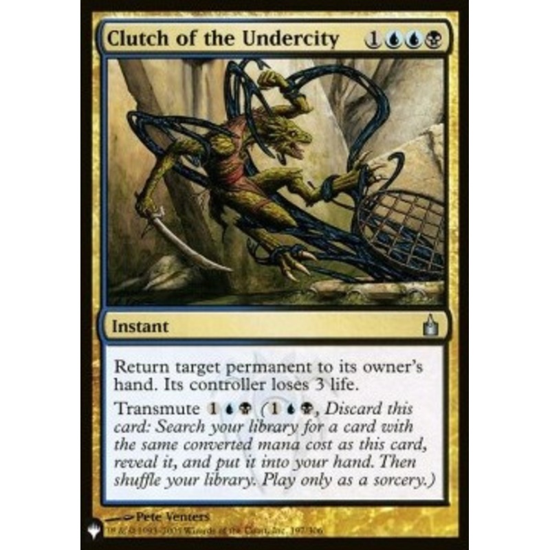 Clutch of the Undercity (The List Reprint) | Ravnica: City of Guilds