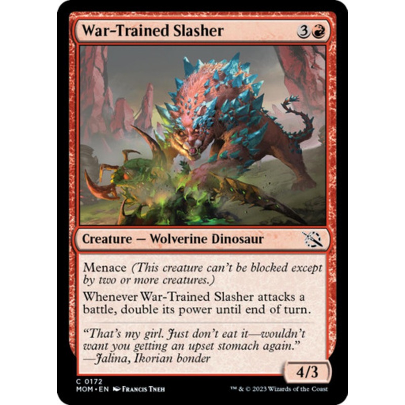 War-Trained Slasher (foil) | March of the Machine