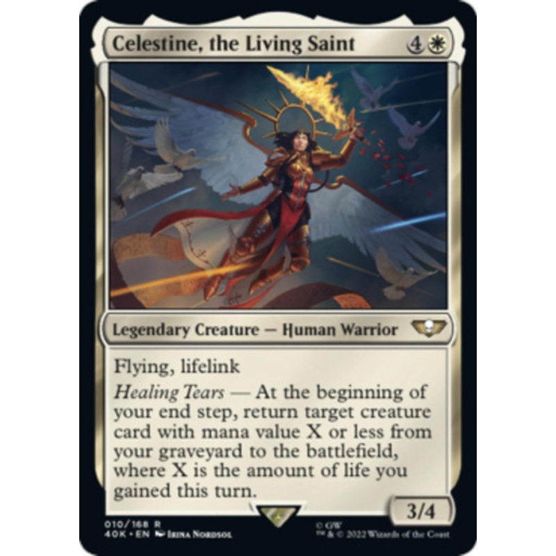 Celestine, the Living Saint | Universes Beyond: Warhammer 40000