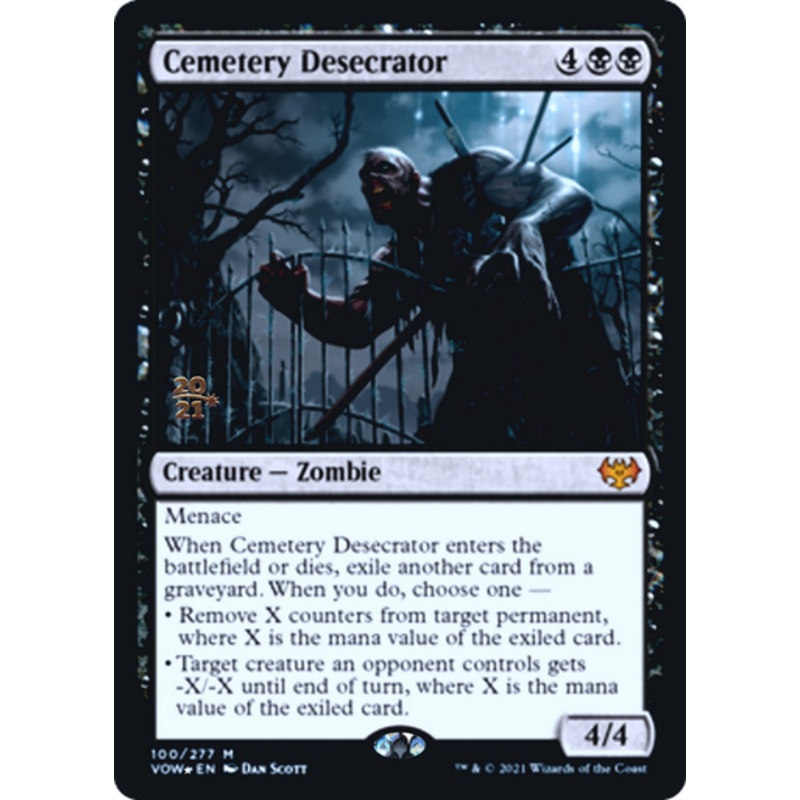 Cemetery Desecrator (Prerelease foil) | Innistrad: Crimson Vow