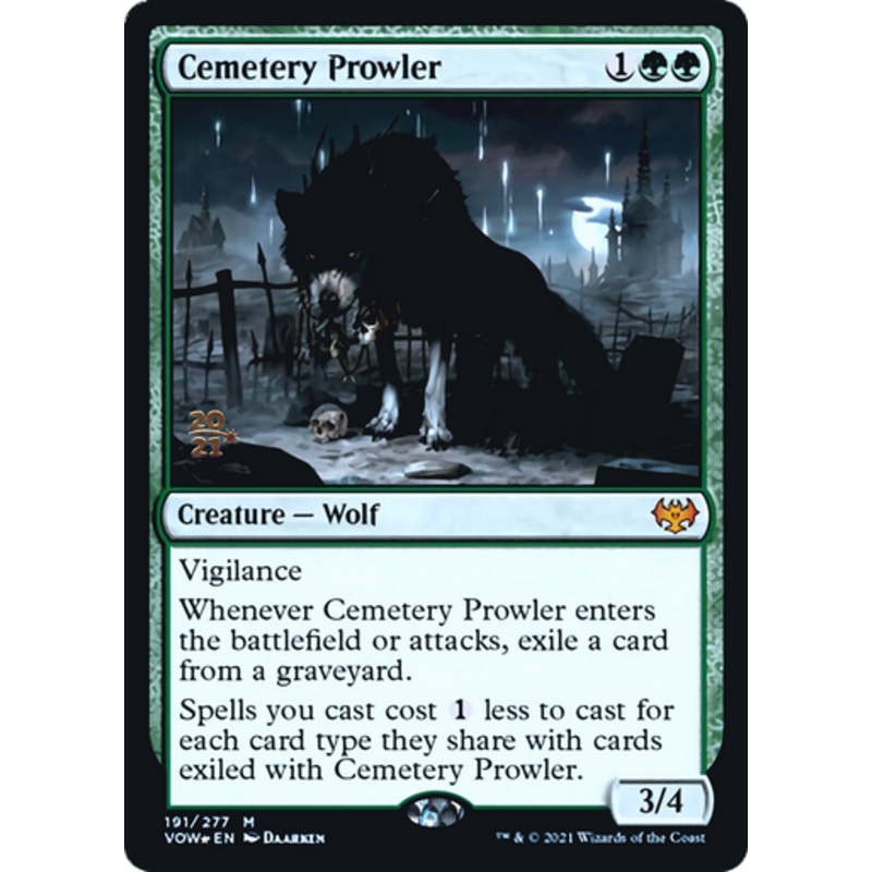 Cemetery Prowler (Prerelease foil) | Innistrad: Crimson Vow