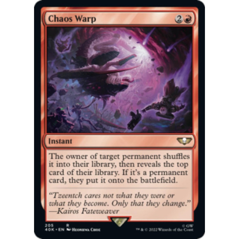 Chaos Warp (Surge Foil) | Universes Beyond: Warhammer 40000